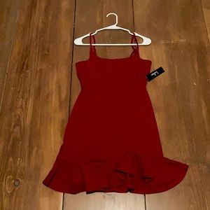 NWT LULUS RED DRESS
